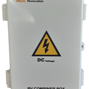 Inge: DC PV Combiner Box with White Cover - (ABS / IP66) - 300mm x 200mm x 170mm (PB-I-30-20-17-ABS)