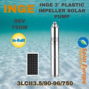 INGE 3" PLASTIC IMPELLER SOLAR PUMP (3LCII3.5/90-96/750)  750W