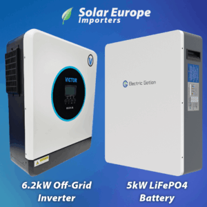 Web Special: Victor 6.2Kw ECO Off Grid Inverter & Electric Gotion E-Home 5.12KWH Battery (Web-Victor-Gotion)