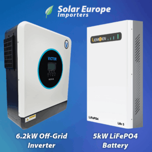 Web Special: Victor 6.2Kw ECO Off Grid Inverter & Lemoen LIFE5 5.12KWH Battery (Web-Victor-Lemoen)