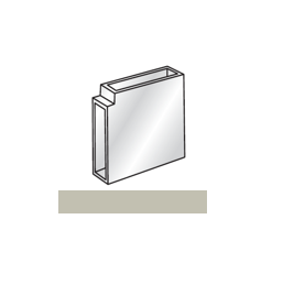 Trunking: Steel 90 Degree Vertical Flat Bend Motorcraft Grey Single