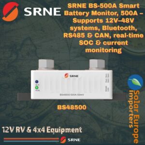 SRNE: Smart Battery Monitor 12V/24V/36V/48V 500A (BS48500)