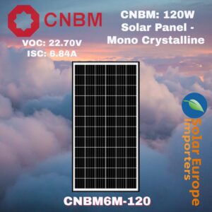 CNBM: 120W Solar Panel Mono Crystalline (CNBM6M-120)
