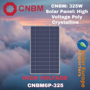 CNBM: 320W Solar Panel High Voltage Poly Crystalline (CNBM6P-320)