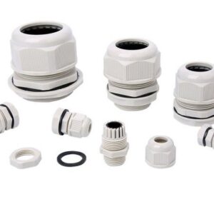 Etek: Nylon Cable Gland White (M20x1.5, No Insert) (CGW-M20-1)