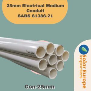 Inge: PVC Conduit 25mmØ x 4mL (Single Length) (SABS 61386-21) (Con-25mm)