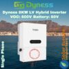 Dyness: 8KW Single Phase LV Hybrid Inverter - VOC: 600V Battery: 60V CT&WIFI Incl (Dyne-8.0L-1P-A)