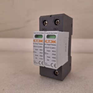 Alternative view of Etek: DC 2P Surge Protection Device Type-PV 500VDC 40KA (EKU5-T2-40PV-2M500)