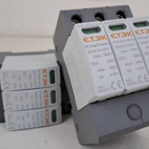 Alternative view of Etek: DC 3P Surge Protection Device Type-PV 1000VDC 40KA (EKU5-T2-40PV-3M1000)