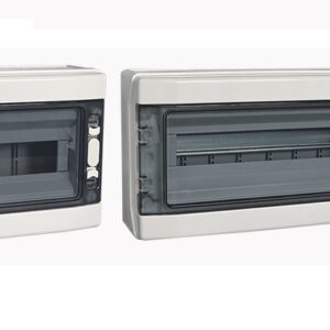 Etek: 9 Way IP65 Power Distribution Box with Transparent Cover (EKDB4P9R)