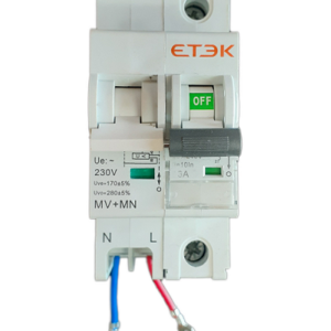 Alternative view of Etek: Over-Voltage Under-Voltage Tripper (EKM3-MV+MN)