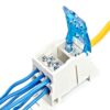 Etek: DIN Rail Terminal Junction Box 1-Input 6-Output 690V AC/DC 80A (UKK/80A)