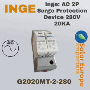 Inge: AC 2P Surge Protection Device 280V 20KA (G2020MT-2-280)