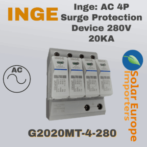 Inge: AC 4P Surge Protection Device 280V 20KA (G2020MT-4-280)
