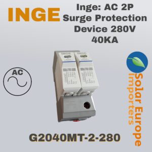Inge: AC 2P Surge Protection Device 280V 40KA (G2040MT-2-280)