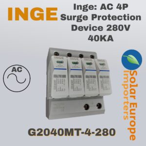 Inge: AC 4P Surge Protection Device 280V 40KA (G2040MT-4-280)
