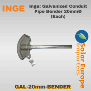 Inge: Galvanized Conduit Pipe Bender 20mmØ (Each) (GAL-20mm-BENDER)