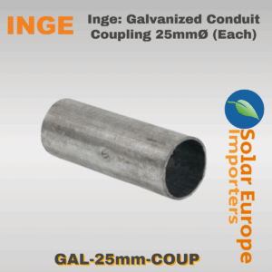Inge: Galvanized Conduit Coupling 25mmØ (Each) (GAL-25mm-COUP)