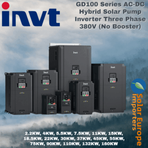 INVT: GD100 Series AC-DC Hybrid Solar Pump Inverter Three-Phase 380V 110KW (No Booster) (GD100-110G-4-PV)