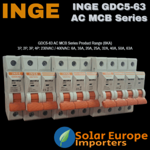 Inge: AC 1P Mini Circuit Breaker 16A 6KA (GDC5-63/C16A-1P)