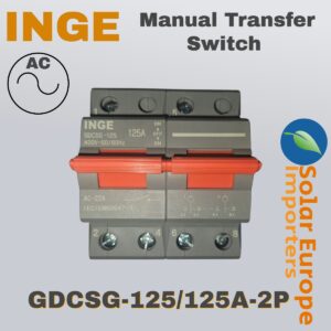 Inge: AC 2P Manual Transfer Switch 125A (GDCSG-125/125A-2P)