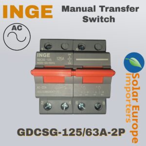 Inge: AC 2P Manual Transfer Switch 63A (GDCSG-125/63A-2P)