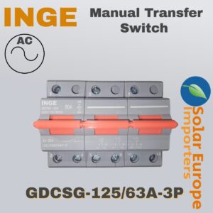 Inge: AC 3P Manual Transfer Switch 63A (GDCSG-125/63A-3P)