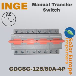 Inge: AC 4P Manual Transfer Switch 80A (GDCSG-125/80A-4P)