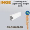 Trunking: PVC Light Grey Single (GK-53100LGR)