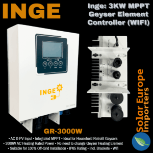 Inge: 3KW MPPT Geyser Element Controller (WIFI) (GR-3000W)