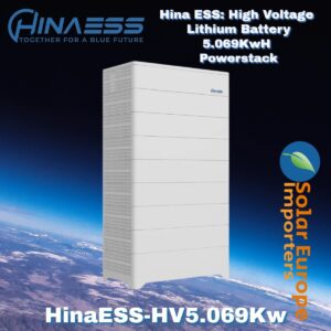 Hina ESS: High Voltage Lithium Battery 5.069kWh Powerstack (HinaESS-HV5.069Kw)