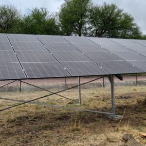 Alternative view of Inge: Ground Mount Panel Structure (5.6mL) End Post Section (Upright) (GM003)