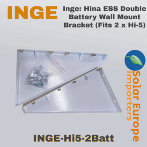 Inge: Hina ESS Double Battery Wall Mount Bracket (Fits 2 x Hi-5) (INGE-Hi5-2Batt)