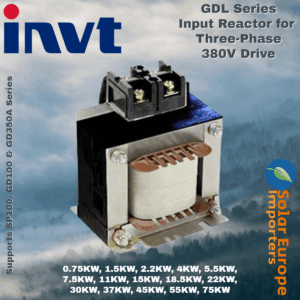 INVT: GDL Series Input Reactor for 0.75KW and 1.5KW Three-Phase 380V Drive (GDL-ACL0005-4CU)
