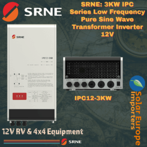 SRNE: 3KW IPC Series Low Frequency Pure Sine Wave Transformer Inverter 12V (IPC12-3KW)