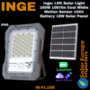 Inge: LED Solar Light 100W 1097lm Cool White Motion Sensor 15Ah Battery 18W Solar Panel (IS-FL100)