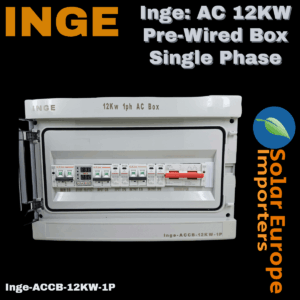 Inge: AC 12KW Pre-Wired Box Single Phase (Inge-ACCB-12KW-1P)