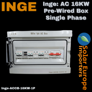 Inge: AC 16KW Pre-Wired Box Single Phase (Inge-ACCB-16KW-1P)