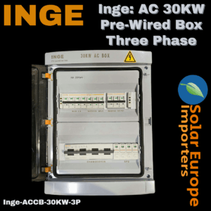 Inge: AC 30KW Pre-Wired Box Three Phase (Inge-ACCB-30KW-3P)