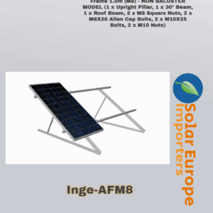 Inge: Angle Frame 1.5m (M8) - NON BALUSTER MODEL (Inge-AFM8)