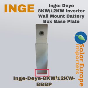 Inge: Deye 8KW/12KW Inverter Wall Mount Battery Box Base Plate (Inge-Deye-8KW/12KW-BBBP)