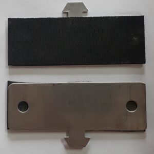 Alternative view of INGE: IBR Roof Mount Bracket Kit Low Profile 90mmL (2 x Flaps, 2 x Flap Rubbers, 4 x Self Tappers)