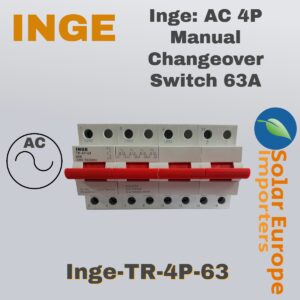 Inge: AC 4P Manual Changeover Switch 63A (Inge-TR-4P-63)