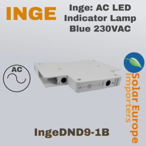 Inge: AC LED Indicator Lamp Blue 230VAC (IngeDND9-1B)