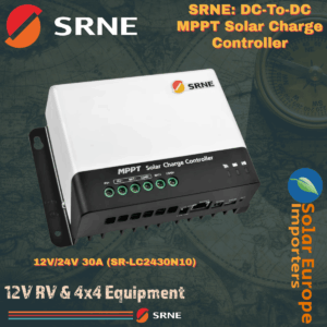 SRNE: DC-To-DC MPPT Solar Charge Controller 12V/24V 30A (SR-LC2430N10)