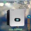 Lux Power: Inverter 20Kw Three Phase HV Hybrid Inverter - VOC: 1000V Battery: 700V (LUX-TriP20K)
