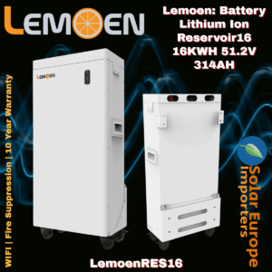 Lemoen: Battery Lithium Ion Reservoir16 16KWH 51.2V 314AH (LemoenRES16)