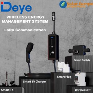 Deye: Smart EV AC Charger 22Kw (Type-2 Plug) (SUN-EVSE22K01-EU-AC)