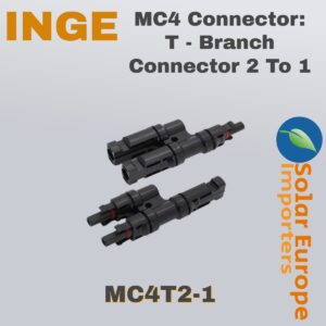 MC4 Connector 2 To 1 T-Branch Connector (MC4T2-1)