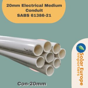 Inge: PVC Conduit 20mmØ x 4mL (Single Length) (SABS 61386-21) (Con-20mm)